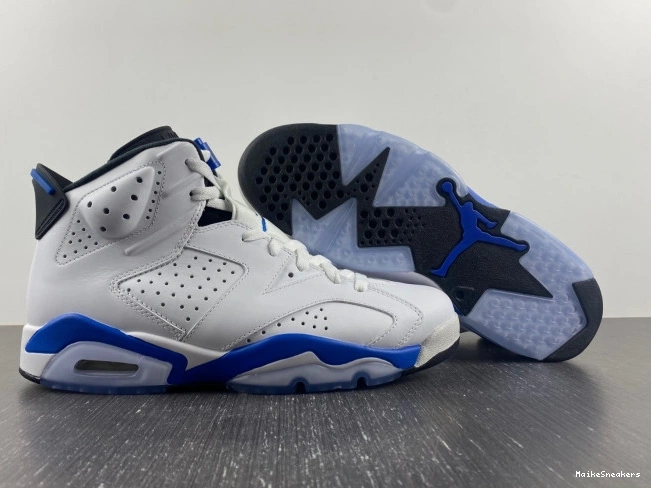 MaikeSneakers (2014) 384664-107 6 Air Sport Blue Retro Jordan 0716